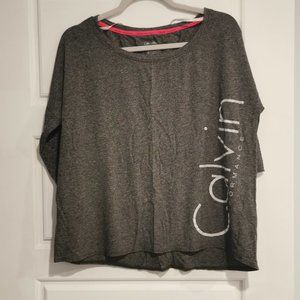 Calvin Klein Performance quarter sleeve shirt